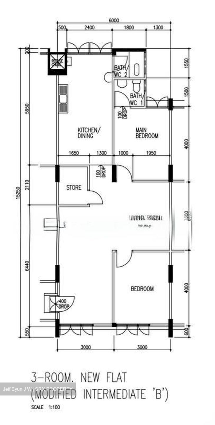 Blk 16 Teck Whye Heights Iii (Choa Chu Kang), HDB 3 Rooms #588833521